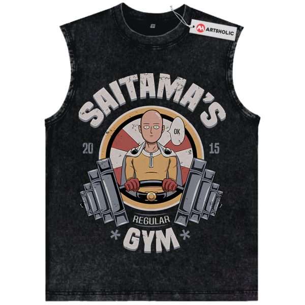Saitama Tank Top, One Punch Man Tank Top, Anime Tank Top, Vintage Tank Top