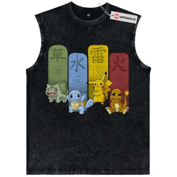 Pokemon Tank Top, Anime Tank Top, Vintage Tank Top