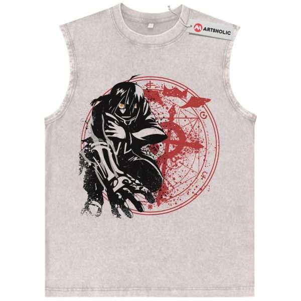 Edward Elric Tank Top, Fullmetal Alchemist Tank Top, Anime Tank Top, Vintage Tank Top