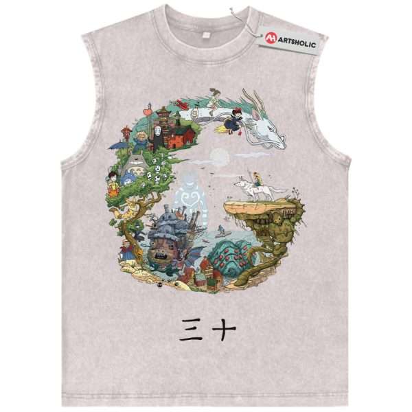 Studio Ghibli Tank Top, Anime Tank Top, Vintage Tank Top
