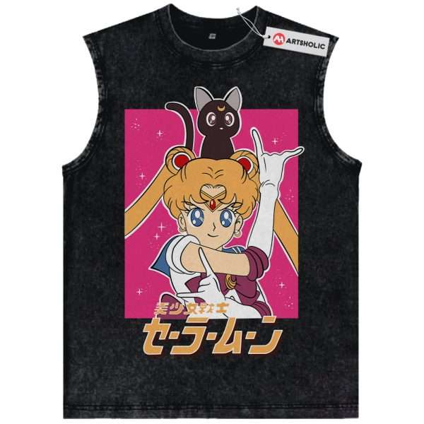 Usagi Tsukino Tank Top, Sailor Moon Tank Top, Anime Tank Top, Vintage Tank Top