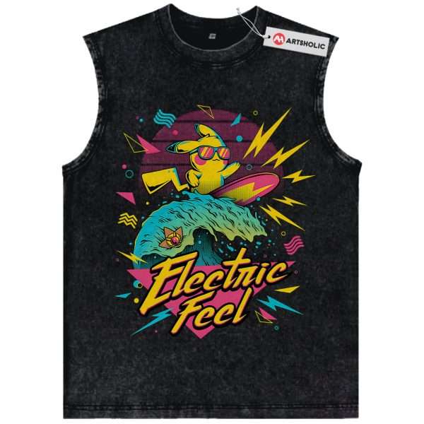 Pikachu Tank Top, Pokemon Tank Top, Anime Tank Top, Vintage Tank Top