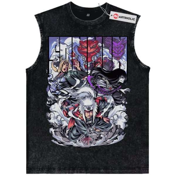Jiraiya Tank Top, Tsunade Tank Top, Orochimaru Tank Top, Naruto Tank Top, Anime Tank Top, Vintage Tank Top