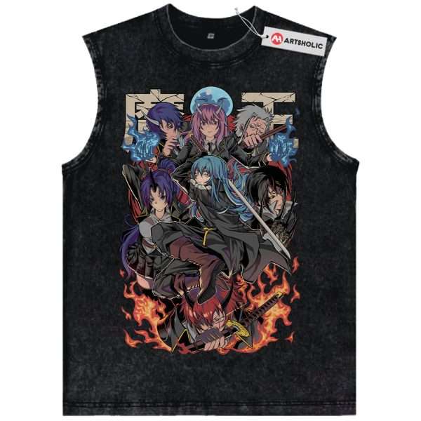 That Time I Got Reincarnated As A Slime Tank Top, Anime Tank Top, Vintage Tank Top