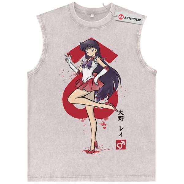 Sailor Mars Tank Top, Sailor Moon Tank Top, Anime Tank Top, Vintage Tank Top