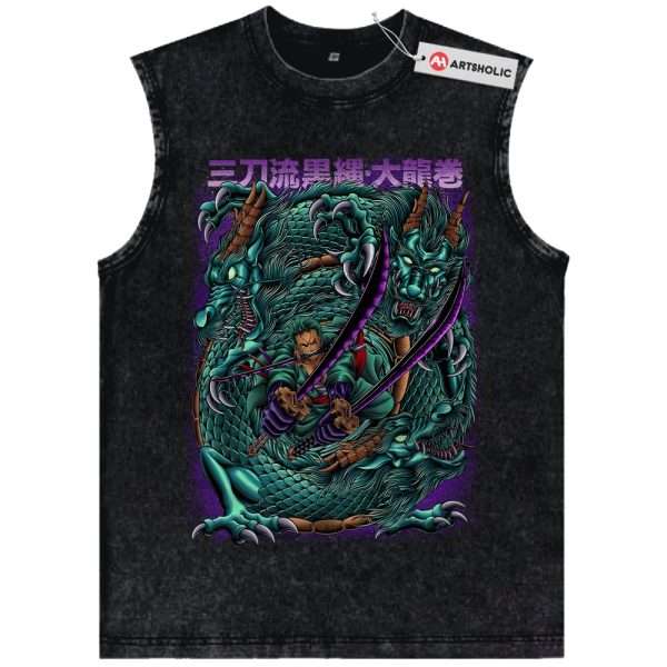 Roronoa Zoro Tank Top, One Piece Tank Top, Anime Tank Top, Vintage Tank Top