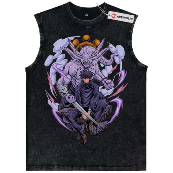 Megumi Fushiguro Tank Top, Jujutsu Kaisen Tank Top, Anime Tank Top, Vintage Tank Top