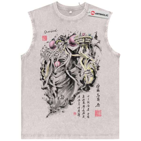 Ainz Ooal Gown Tank Top, Overlord Tank Top, Anime Tank Top, Vintage Tank Top