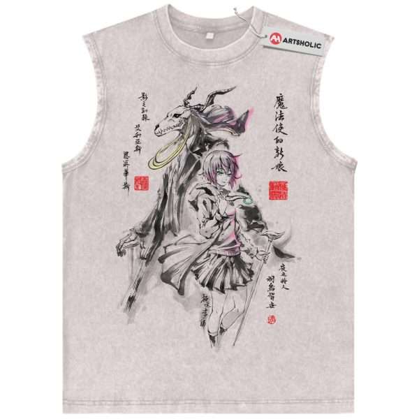 Elias Ainsworth Tank Top, Hatori Chise Tank Top, The Ancient Magus' Bride Tank Top, Anime Tank Top, Vintage Tank Top