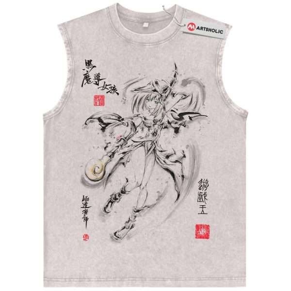 Dark Magician Girl Tank Top, Anime Vintage Tank Top