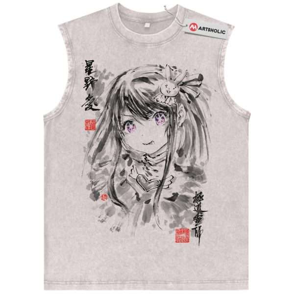 Ai Hoshino Tank Top, Oshi no Ko Tank Top, Anime Tank Top, Vintage Tank Top