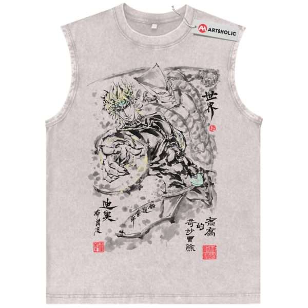 Dio Brando Tank Top, JoJo's Bizarre Adventure Tank Top, Anime Tank Top, Vintage Tank Top