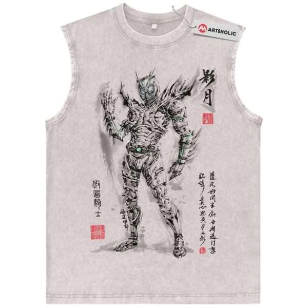 Shadow Moon Tank Top, Kamen Rider Tank Top, Anime Tank Top, Vintage Tank Top