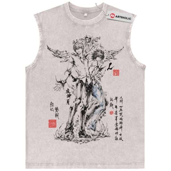 Death Note Tank Top, Anime Tank Top, Vintage Tank Top