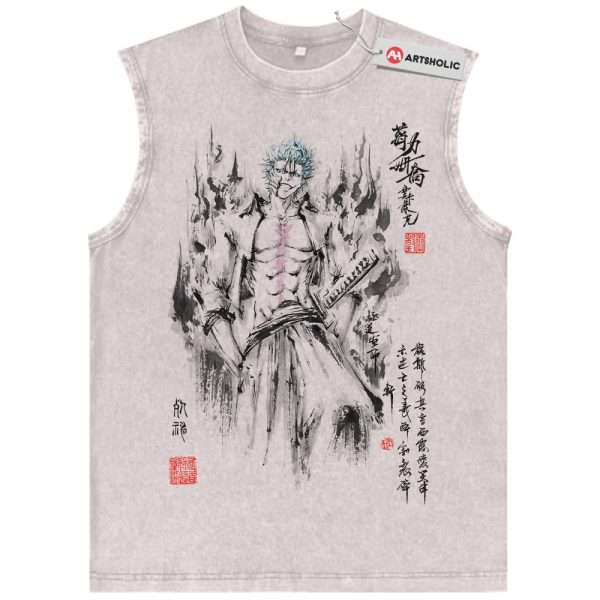 Grimmjow Jaegerjaquez Tank Top, Bleach Tank Top, Anime Tank Top, Vintage Tank Top