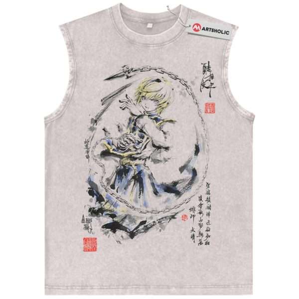 Kurapika Tank Top, Hunter x Hunter Tank Top, HxH Tank Top, Anime Tank Top, Vintage Tank Top