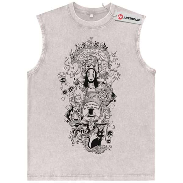 Studio Ghibli Tank Top, Anime Tank Top, Vintage Tank Top