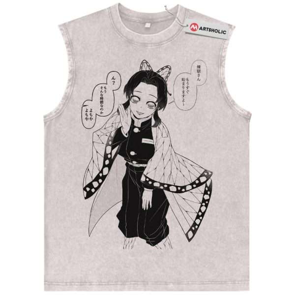 Shinobu Kocho Tank Top, Demon Slayer Tank Top, Anime Tank Top, Vintage Tank Top