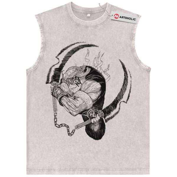 Tengen Uzui Tank Top, Demon Slayer Tank Top, Anime Tank Top, Vintage Tank Top