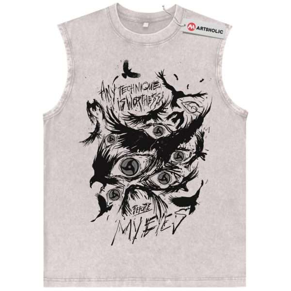 Sharingan Tank Top, Naruto Tank Top, Anime Tank Top, Vintage Tank Top