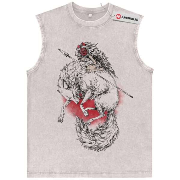 Princess Mononoke Tank Top, Studio Ghibli Tank Top, Anime Tank Top, Vintage Tank Top