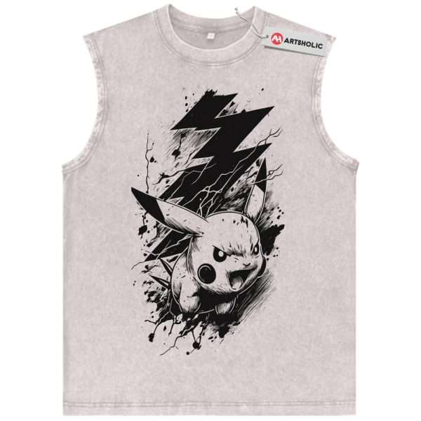 Pikachu Tank Top, Pokemon Tank Top, Anime Tank Top, Vintage Tank Top