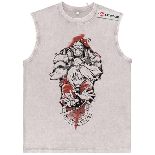 Fullmetal Alchemist Tank Top, Anime Tank Top, Vintage Tank Top