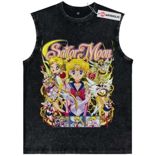 Usagi Tsukino Tank Top, Sailor Moon Tank Top, Anime Tank Top, Vintage Tank Top
