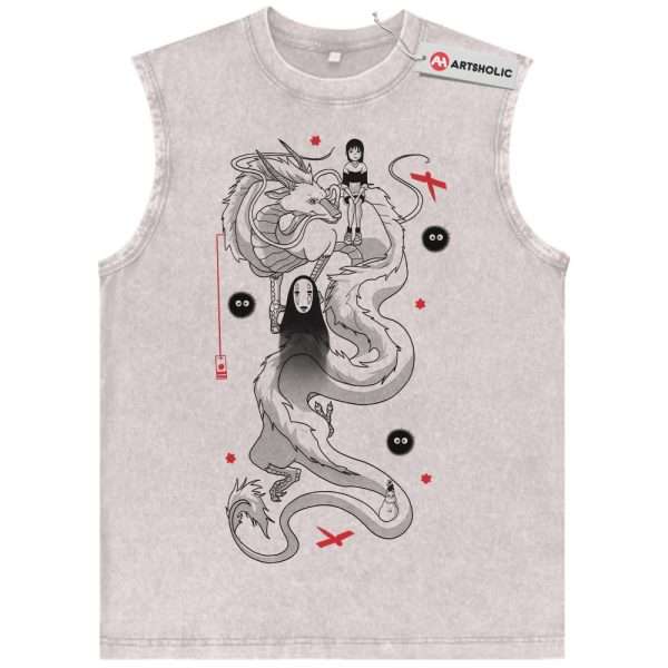 Spirited Away Tank Top, Studio Ghibli Tank Top, Anime Tank Top, Vintage Tank Top