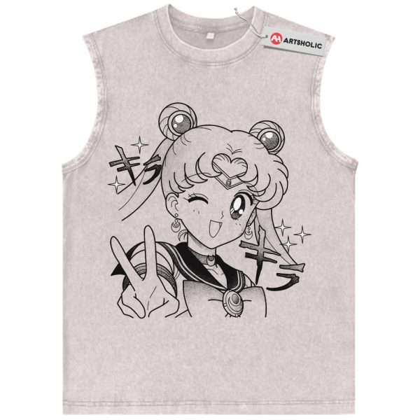 Usagi Tsukino Tank Top, Sailor Moon Tank Top, Anime Tank Top, Vintage Tank Top