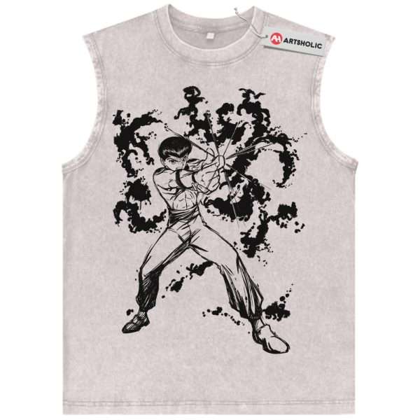 Yusuke Urameshi Tank Top, YuYu Hakusho Tank Top, Anime Tank Top, Vintage Tank Top