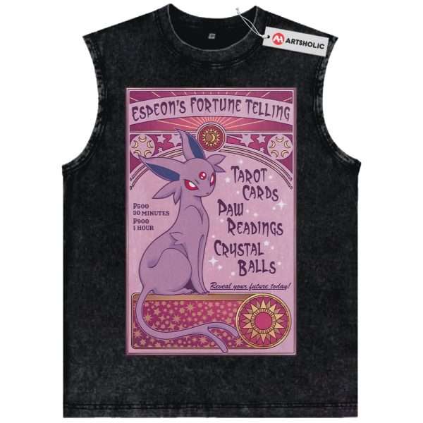 Espeon Tank Top, Pokemon Tank Top, Anime Tank Top, Vintage Tank Top