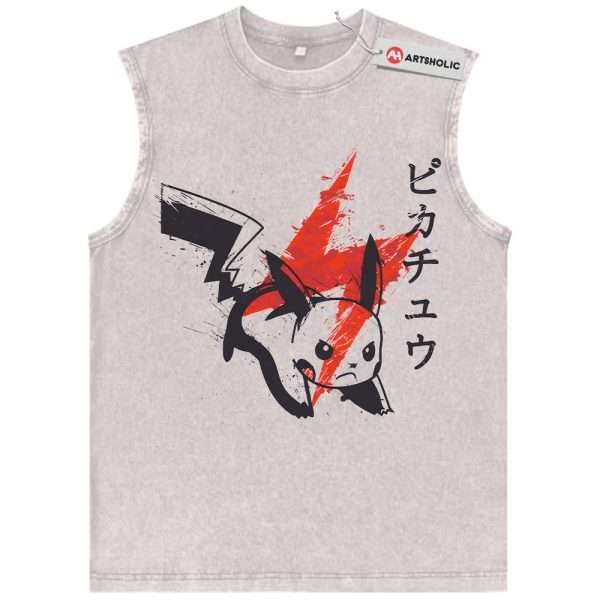Pikachu Tank Top, Pokemon Tank Top, Anime Tank Top, Vintage Tank Top