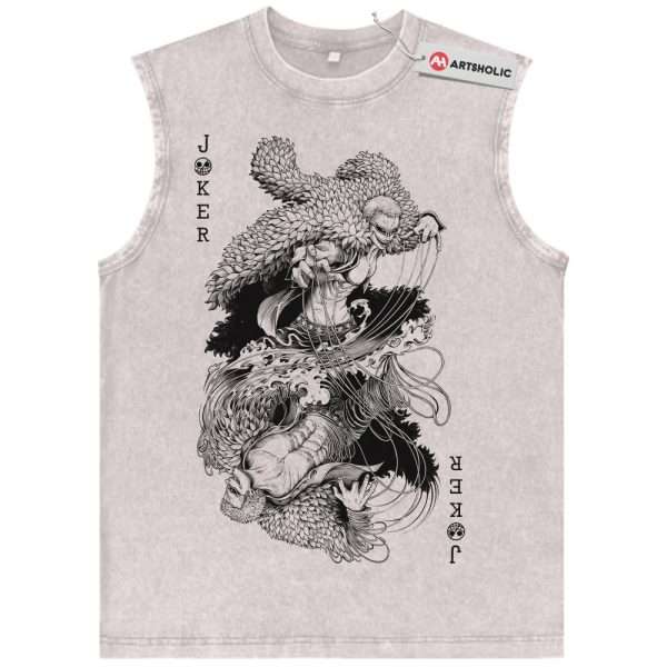 Donquixote Doflamingo Tank Top, One Piece Tank Top, Anime Tank Top, Vintage Tank Top