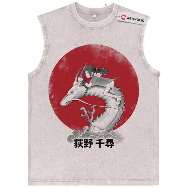 Chihiro and Haku Tank Top, Spirited Away Tank Top, Studio Ghibli Tank Top, Anime Tank Top, Vintage Tank Top