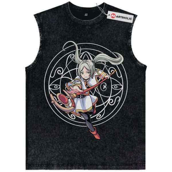 Frieren: Beyond Journey's End Tank Top, Anime Tank Top, Vintage Tank Top
