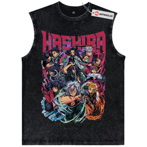 Hashira Tank Top, Demon Slayer Tank Top, Anime Tank Top, Vintage Tank Top