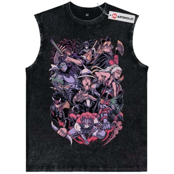 Demon Slayer Tank Top, Anime Tank Top, Vintage Tank Top