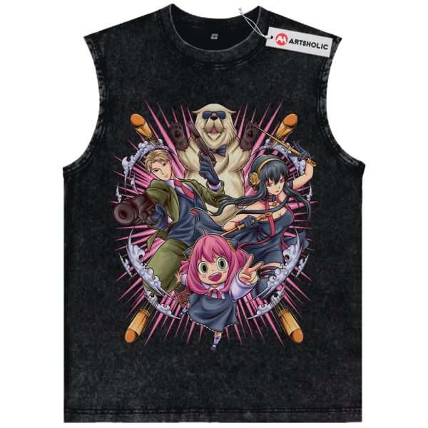 Spy x Family Tank Top, Anime Tank Top, Vintage Tank Top