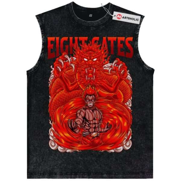 Might Guy Tank Top, Naruto Tank Top, Anime Tank Top, Vintage Tank Top