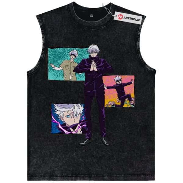 Satoru Gojo Tank Top, Jujutsu Kaisen Tank Top, Anime Tank Top, Vintage Tank Top