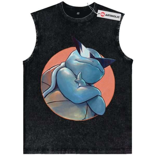 Squirtle Tank Top, Pokemon Tank Top,Anime Tank Top, Vintage Tank Top