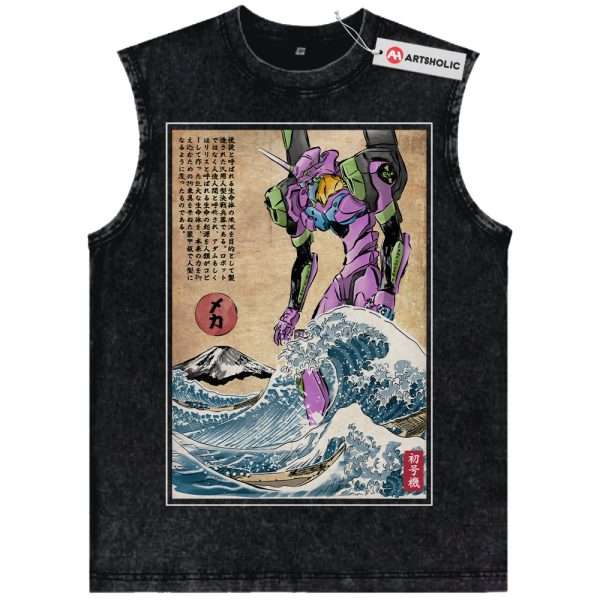 EVA-02 Tank Top, Neon Genesis Evangelion Tank Top, Anime Tank Top, Vintage Tank Top