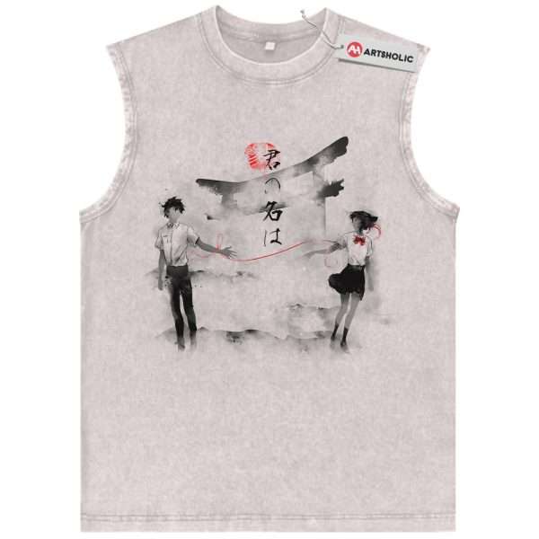 Your Name Tank Top, Anime Tank Top, Vintage Tank Top
