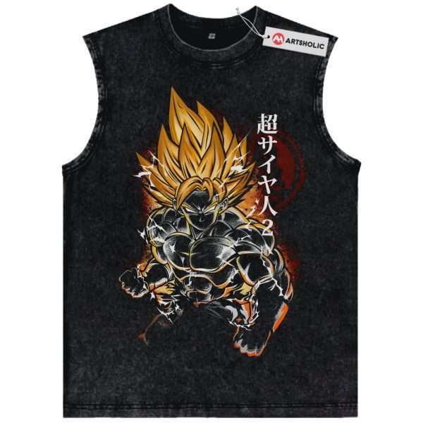 Son Goku Tank Top, Dragon Ball Tank Top, DBZ Tank Top, Anime Tank Top, Vintage Tank Top