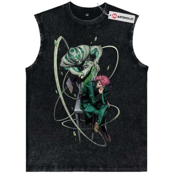 Kakyoin Noriaki Tank Top, JoJo's Bizarre Adventure Tank Top, Anime Tank Top, Vintage Tank Top