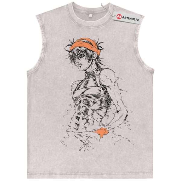 Narancia Ghirga Tank Top, JoJo's Bizarre Adventure Tank Top, Anime Tank Top, Vintage Tank Top