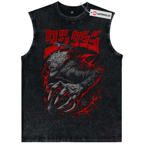 Okarun Tank Top, Dandadan Tank Top, Anime Tank Top, Vintage Tank Top