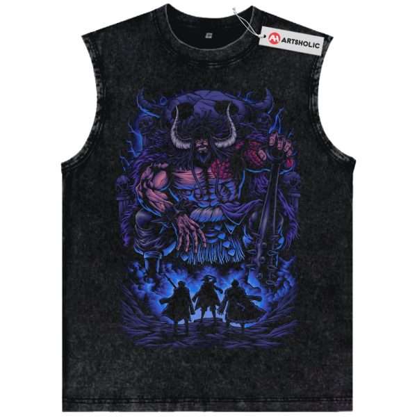 Kaido vs Worst Generation Tank Top, One Piece Tank Top, Anime Tank Top, Vintage Tank Top