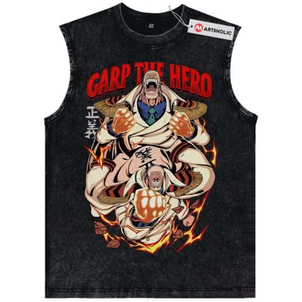 Monkey D Garp Tank Top, One Piece Tank Top, Anime Tank Top, Vintage Tank Top